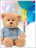 "It's A Boy!" Bear/Balloon Combo