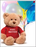 "Get Well Soon!" Bear/Balloon Combo