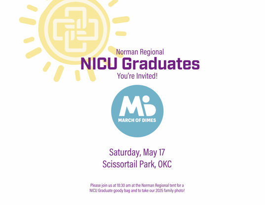 Norman Regional NICU Graduates 2025 March for Babies